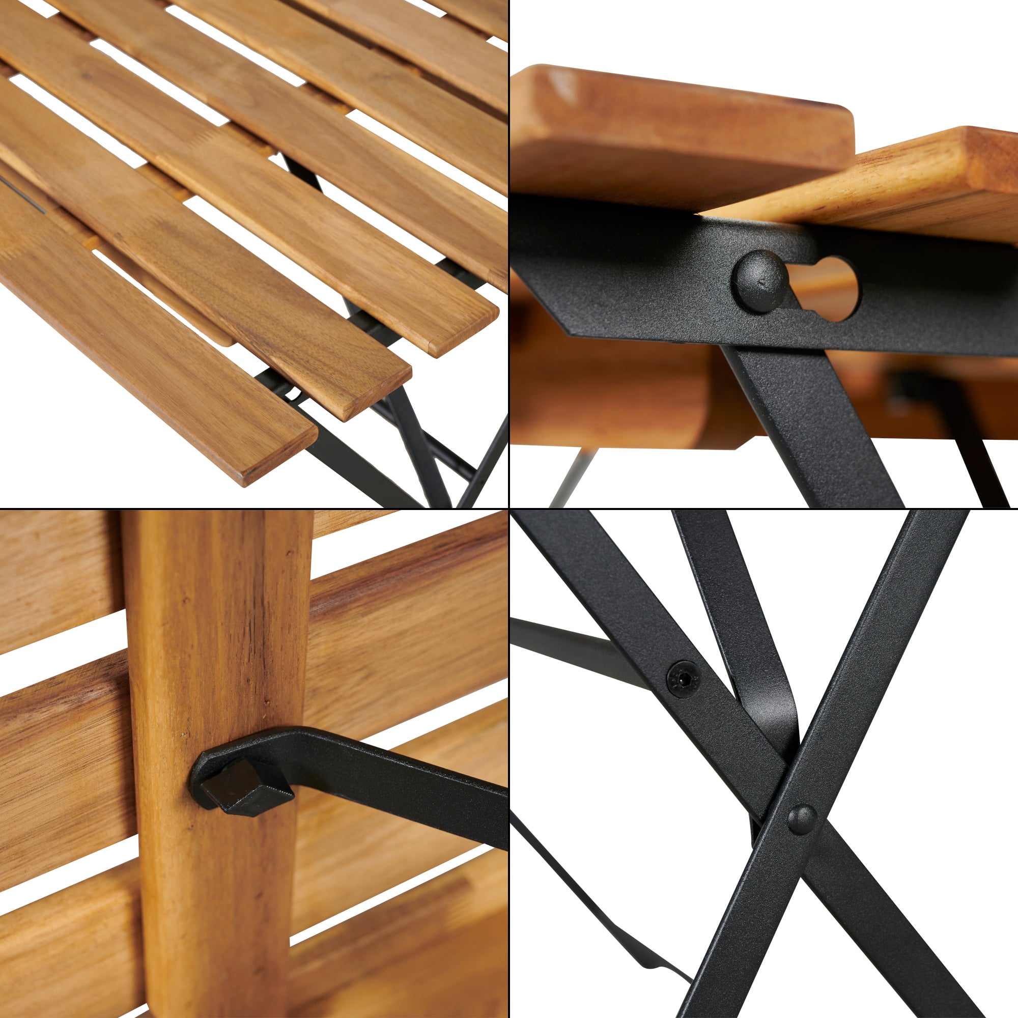 Set Pranzo da Giardino Bovno Pieghevole casa.pro