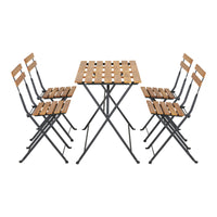 Set Pranzo da Giardino Bovno Pieghevole casa.pro