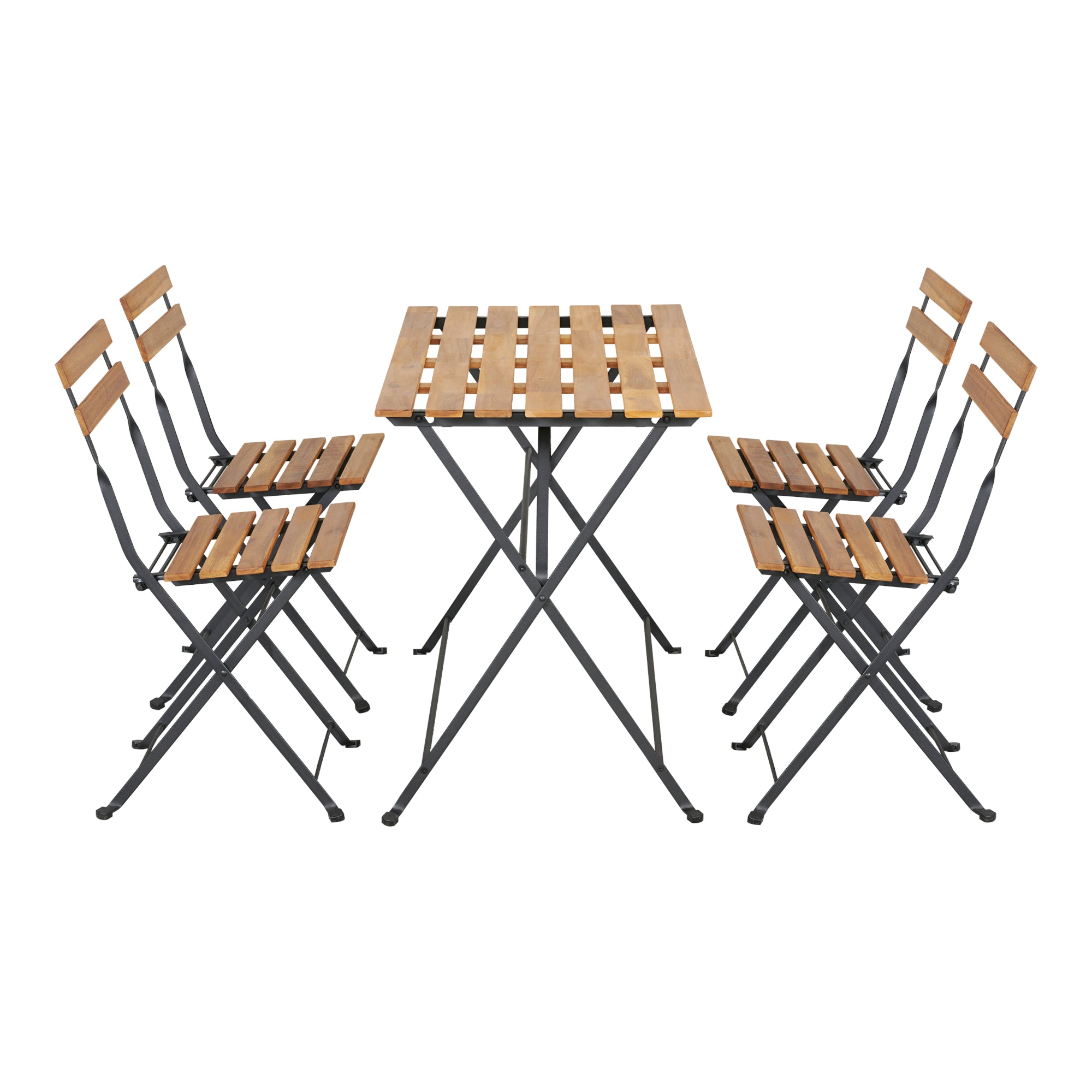 Set Pranzo da Giardino Bovno Pieghevole casa.pro