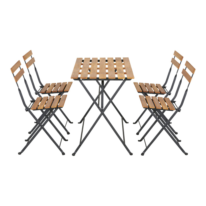 Set Pranzo da Giardino Bovno Pieghevole casa.pro