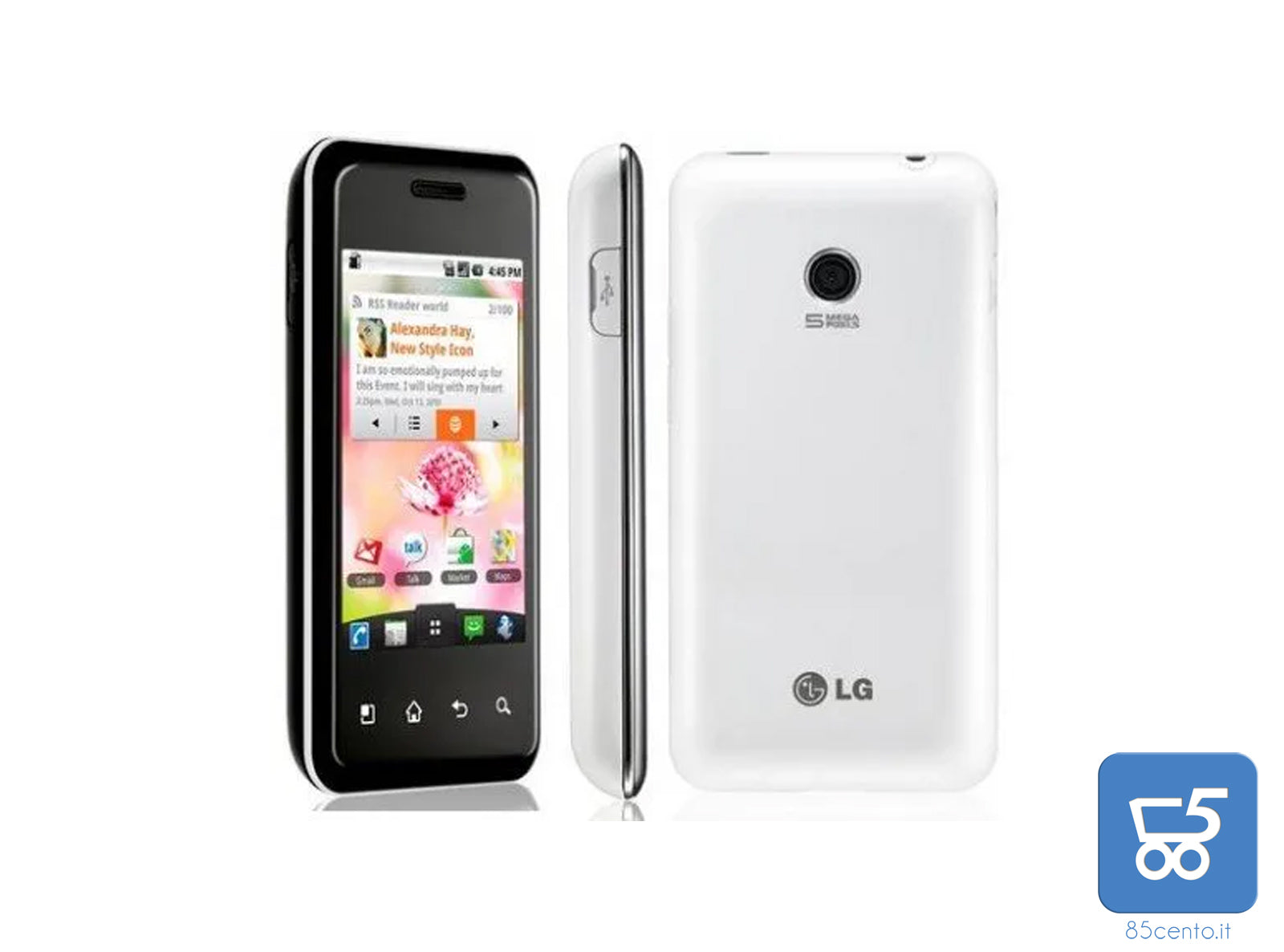 Smartphone LG-E720 Camera 5.0MP Android 2.2 3,2" 600 MHz Qualcomm MSM