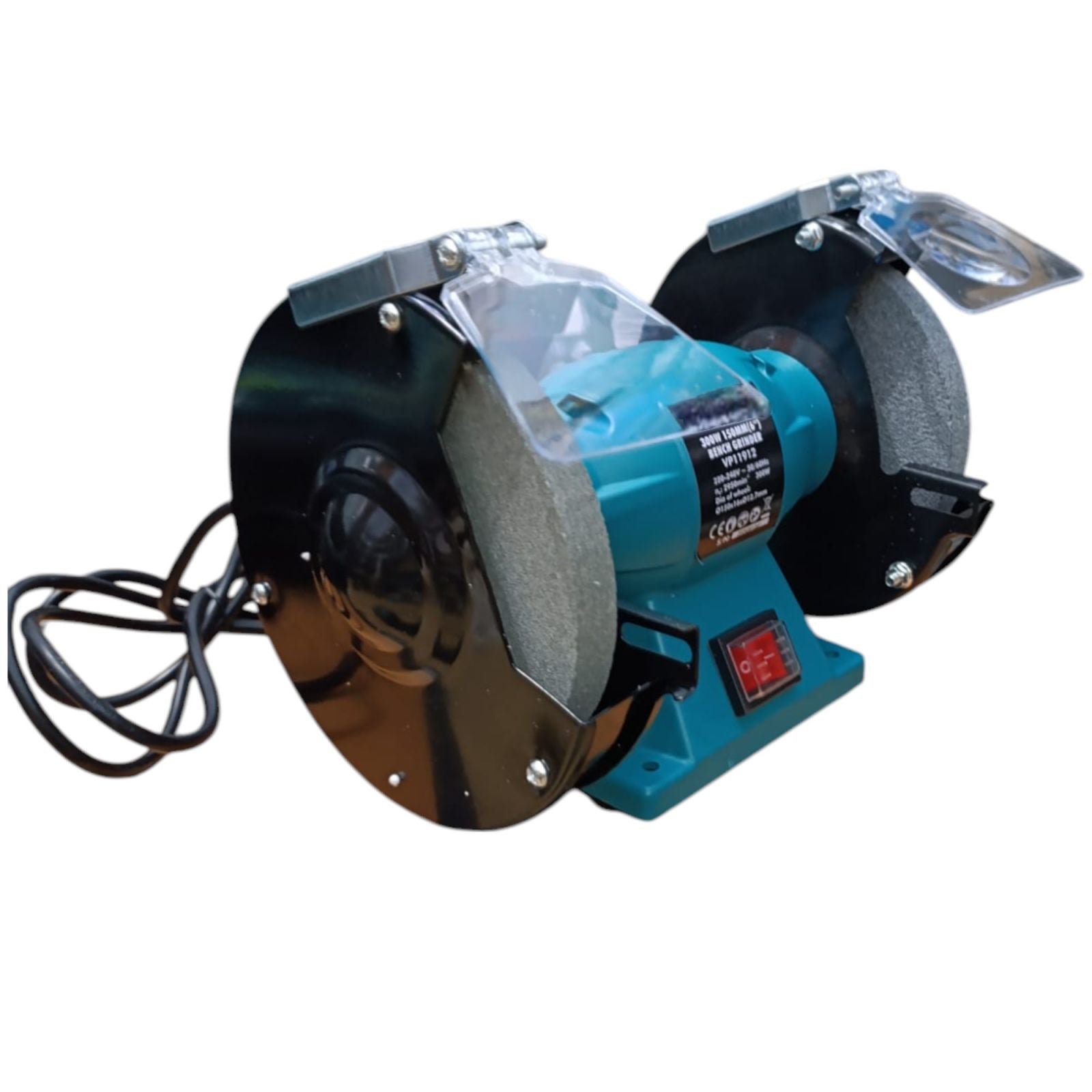 Smerigliatrice Mola da Banco 300W 2 Dischi In pietre 150mm Professionale VP11912