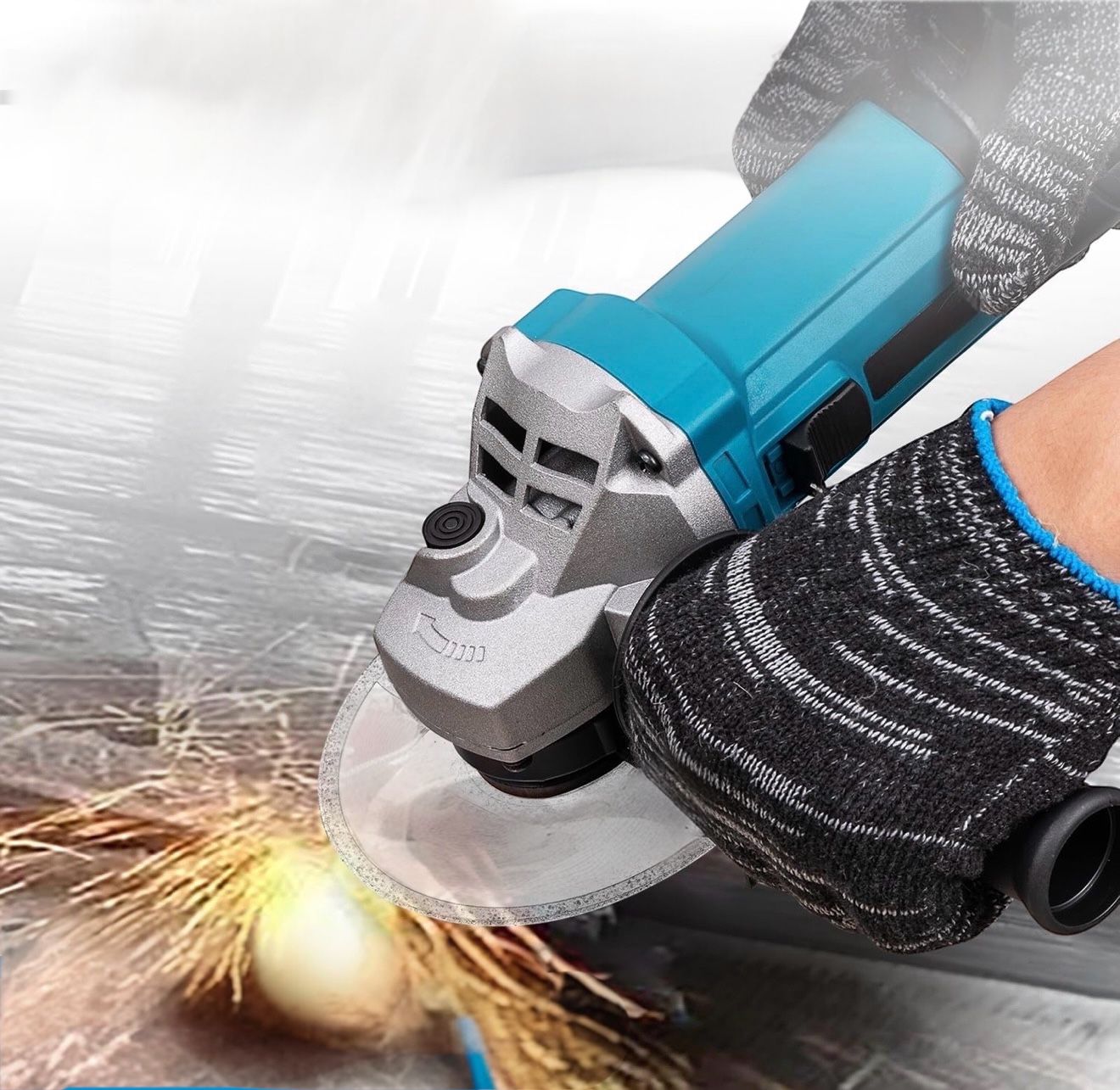 Smerigliatrice angolare 1100W flex professionale 11000RPM disco 115mm/125mm VP10404