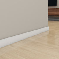 Set Coevorden 28 Profili di Battiscopa in Polistirolo Bianco 195 x 8 x 1,2 cm [neu.haus]