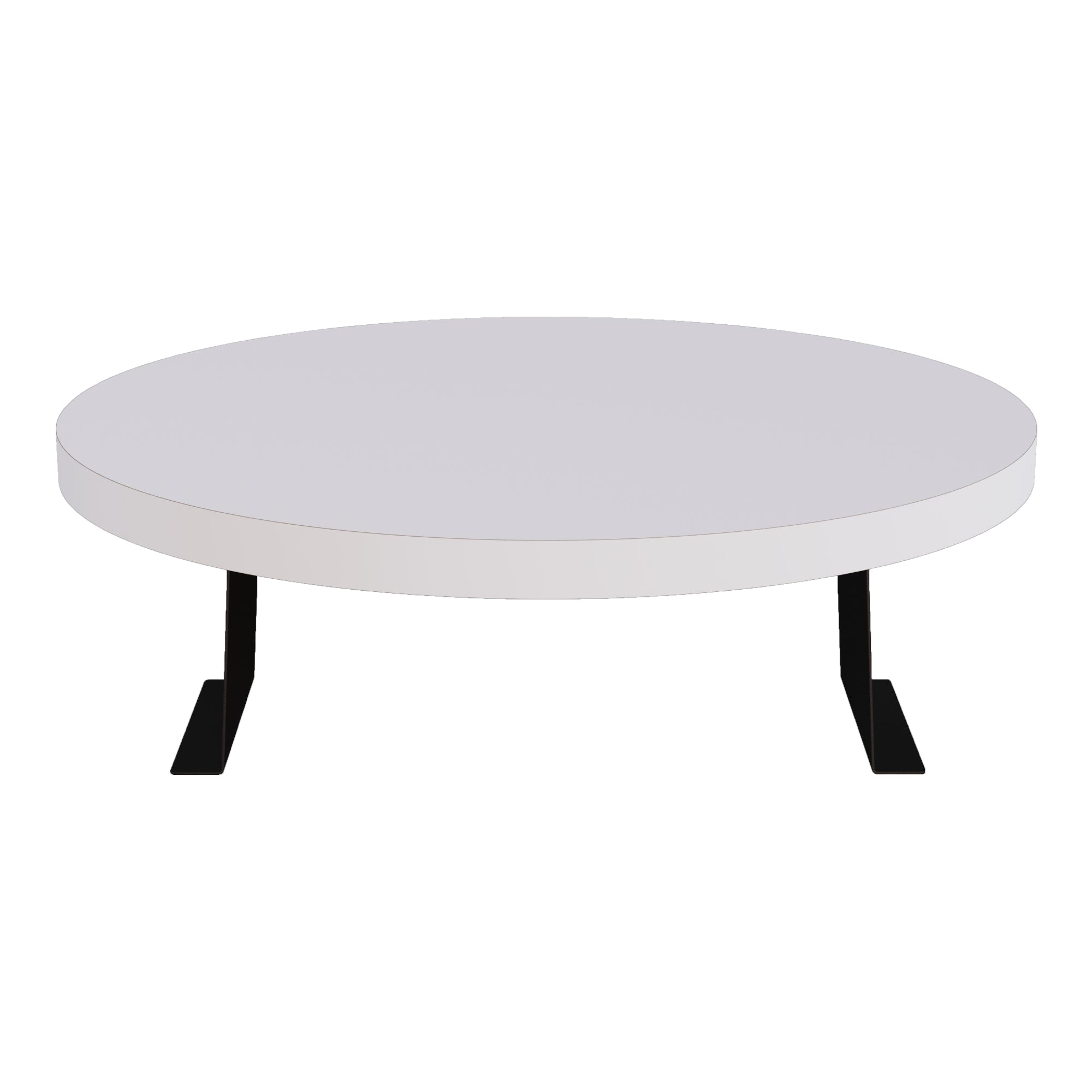 Tavolino Bracciolo Kuleskyd per Poltrona Divano - Bianco [en.casa]