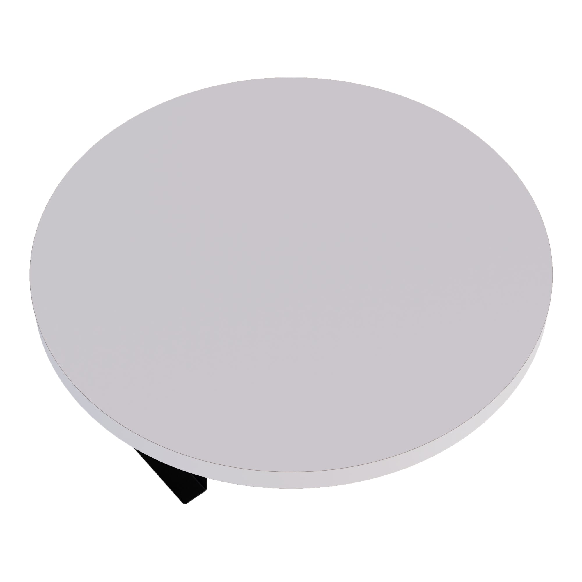 Tavolino Bracciolo Kuleskyd per Poltrona Divano - Bianco [en.casa]