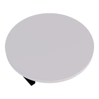 Tavolino Bracciolo Kuleskyd per Poltrona Divano - Bianco [en.casa]