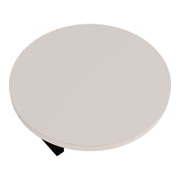 Tavolino Bracciolo Kuleskyd per Poltrona Divano - color Crema [en.casa]