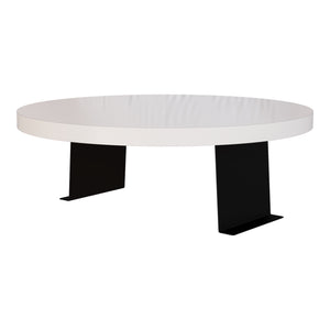 Tavolino Bracciolo Kuleskyd per Poltrona Divano - color Crema [en.casa]