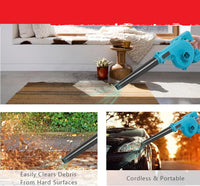 Soffiatore a Batteria Aspiratore Foglie 2 Batteria 48V Ricaricabile Aspirapolver