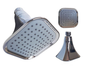 Soffione doccia quadrato orientabile pioggia bagno moderno 10 x 10 CM Art. 59216