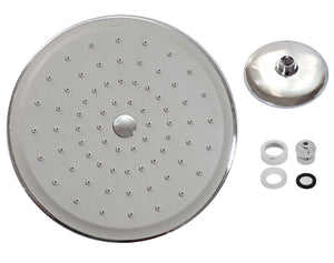 Soffione doccia x bagno tondo moderno effetto pioggia 1 16 x 16 CM Art. 59160
