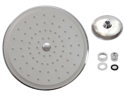 Soffione doccia x bagno tondo moderno effetto pioggia 1 16 x 16 CM Art. 59160