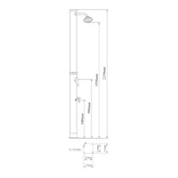 Doccia Solare Frerievn con Soffione Girevole e Rubinetto Lavapiedi 18L Nero casa.pro