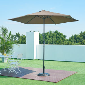 Piedistallo per Ombrellone Bisegna Blocco di Cemento Rotondo - Nero casa.pro