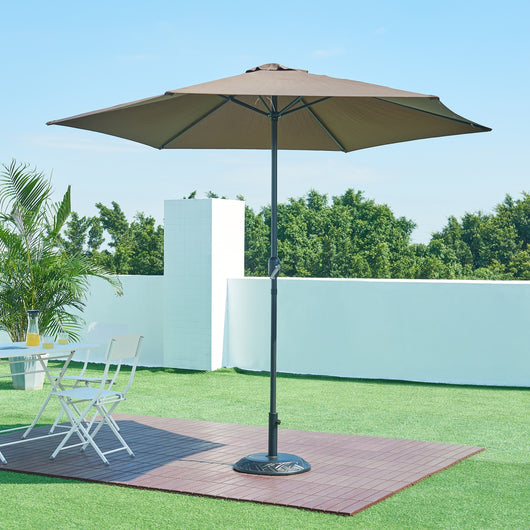 Piedistallo per Ombrellone Bisegna Blocco di Cemento Rotondo - Nero casa.pro