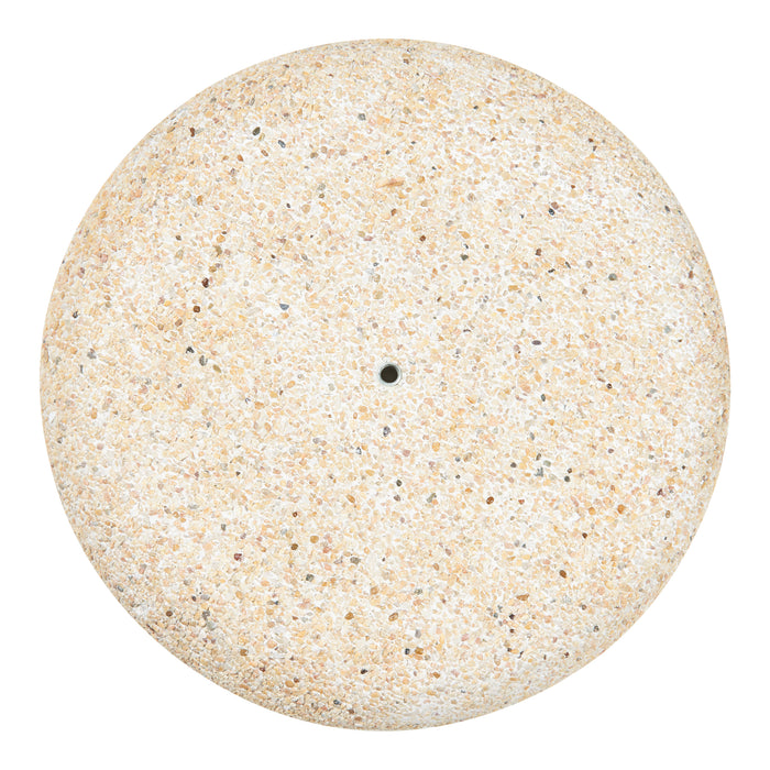 Piedistallo Bitritto per Ombrellone Blocco di Cemento Ghiaioso - Beige casa.pro