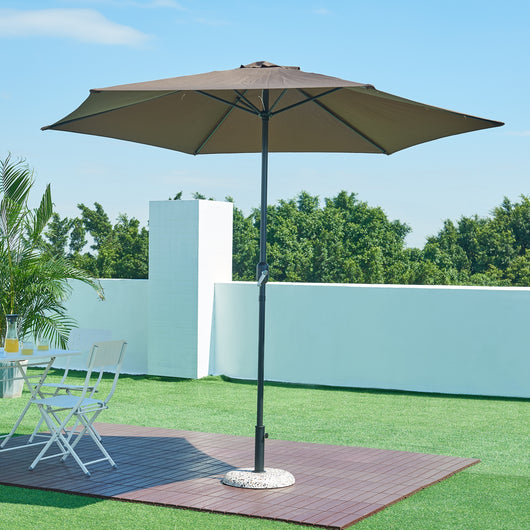 Piedistallo Bitritto per Ombrellone Blocco di Cemento Ghiaioso - Naturale casa.pro