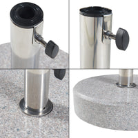 Piedistallo per Ombrellone Bomba Blocco di Granito - Rotondo casa.pro