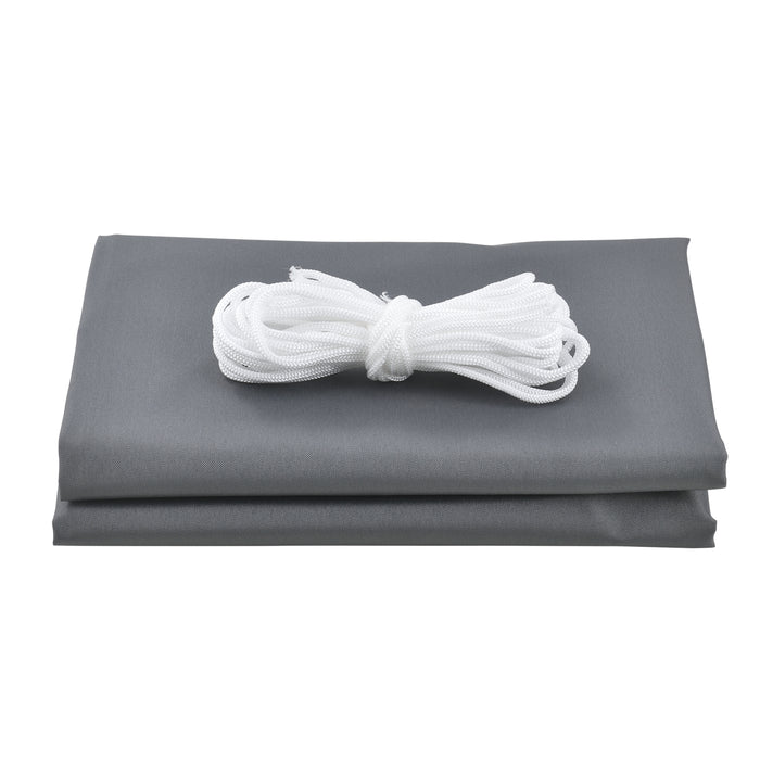 Vela Ombreggiante Patras Tenda Parasole Triangolare 300x300x300 cm Grigio Scuro [en.casa]