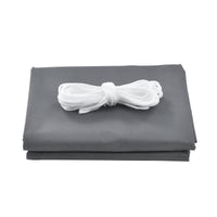 Vela Ombreggiante Lerma Tenda Parasole 400x400 cm Grigio Scuro [en.casa]