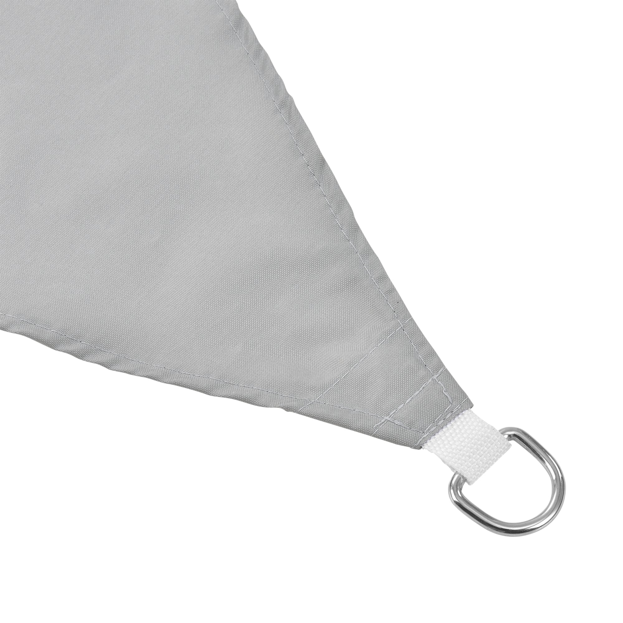 Vela Ombreggiante Lerma Tenda Parasole 400x400 cm Grigio Chiaro [en.casa]