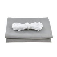 Vela Ombreggiante Lerma Tenda Parasole 300x300 cm Grigio Chiaro [en.casa]