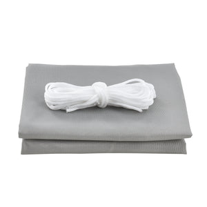 Vela Ombreggiante Lerma Tenda Parasole 300x300 cm Grigio Chiaro [en.casa]