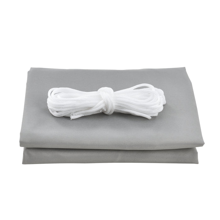 Vela Ombreggiante Lerma Tenda Parasole 300x300 cm Grigio Chiaro [en.casa]