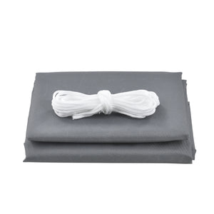 Vela Ombreggiante Lerma Tenda Parasole 200x300 cm Grigio Scuro [en.casa]