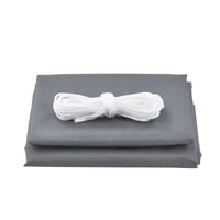 Vela Ombreggiante Lerma Tenda Parasole 250x500 cm Grigio Scuro [en.casa]