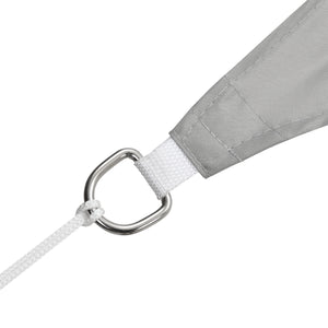 Vela Ombreggiante Lerma Tenda Parasole 300x500 cm Grigio Chiaro [en.casa]