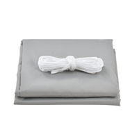 Vela Ombreggiante Lerma Tenda Parasole 200x300 cm Grigio Chiaro [en.casa]