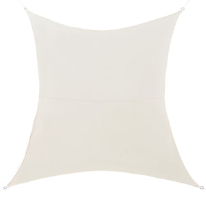 Vela Ombreggiante Lerma Tenda Parasole 250x500 cm color Sabbia [en.casa]