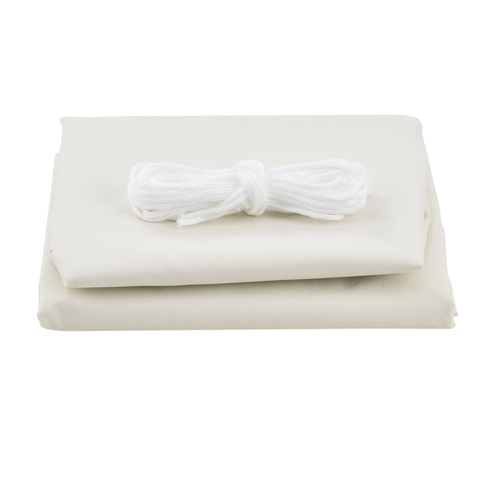 Vela Ombreggiante Lerma Tenda Parasole 200x300 cm color Sabbia [en.casa]