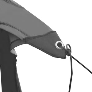 Telo Parasole a Vela Bernheze con 2 Pali 270x270x210 cm Grigio pro.tec