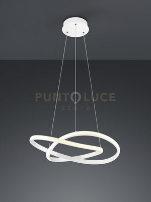 COURSE SOSPENSIONE LED 27,5W · 1x 3150lm, 4000K CERCHIO INFINITO BIANCA D. 60CM