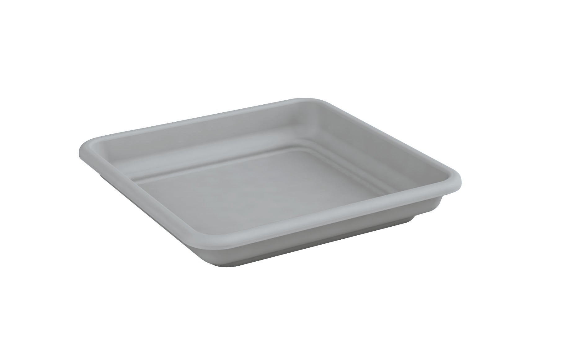 Nicoli Vaso Mega Quadrato cm 38x38x34 con sottovaso cm 34x34x5