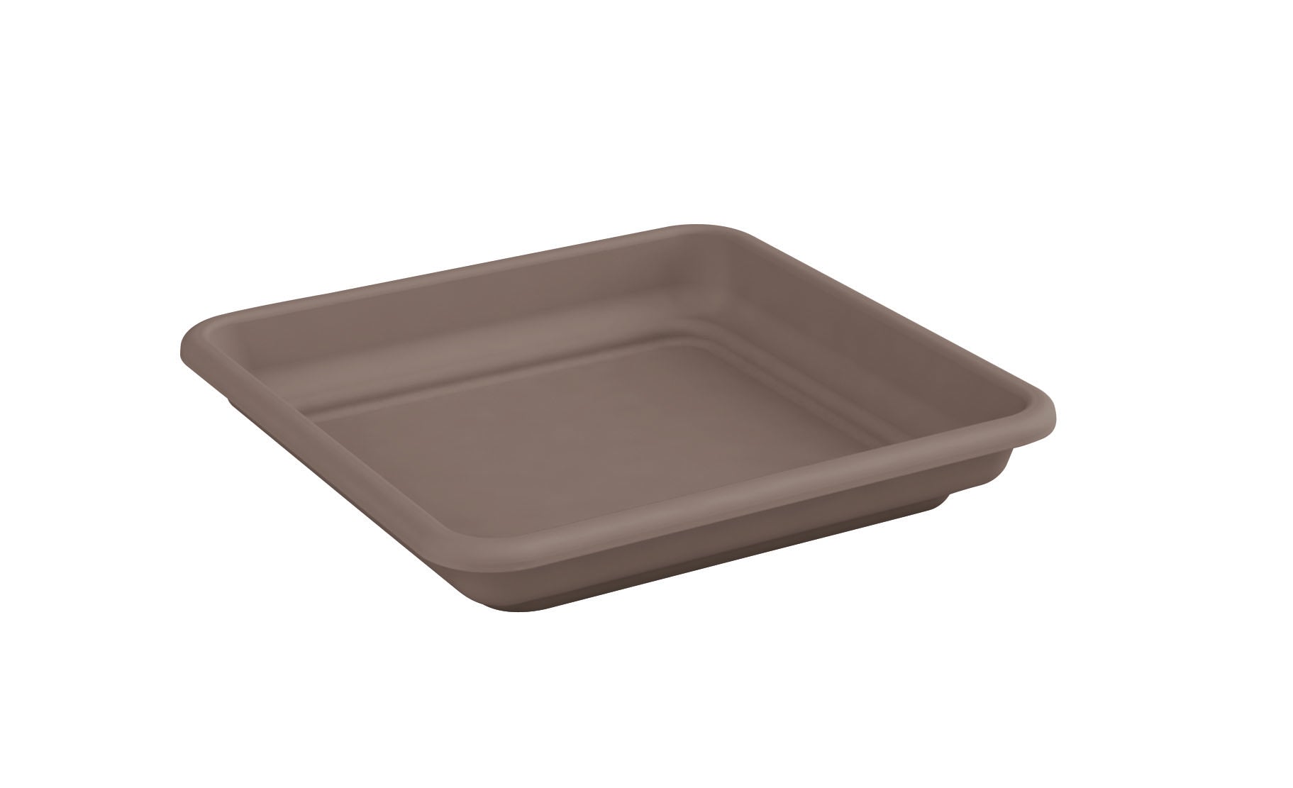 Nicoli Vaso Mega Quadrato cm 38x38x34 con sottovaso cm 34x34x5