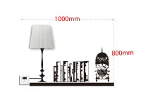 Sticker Paralume Da Muro Shelf Cm 100X80