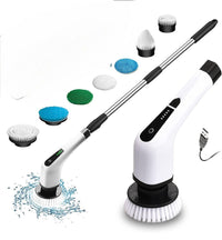 Spazzola Elettrica Rotante Pulizia Cucina Piastrelle Bagno 7 Testine 25w MZ-003