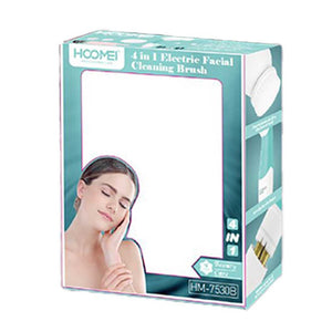 Spazzola per Pulizia del Viso 4 in 1  Spazzola per il Corpo Spazzola Morbida per il Viso Spugna per il Viso e Testina Esfoliante Blu