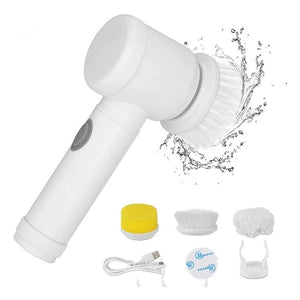 Spazzola rotante elettrica ricaricabile per pulizia lucidatura bagno casa