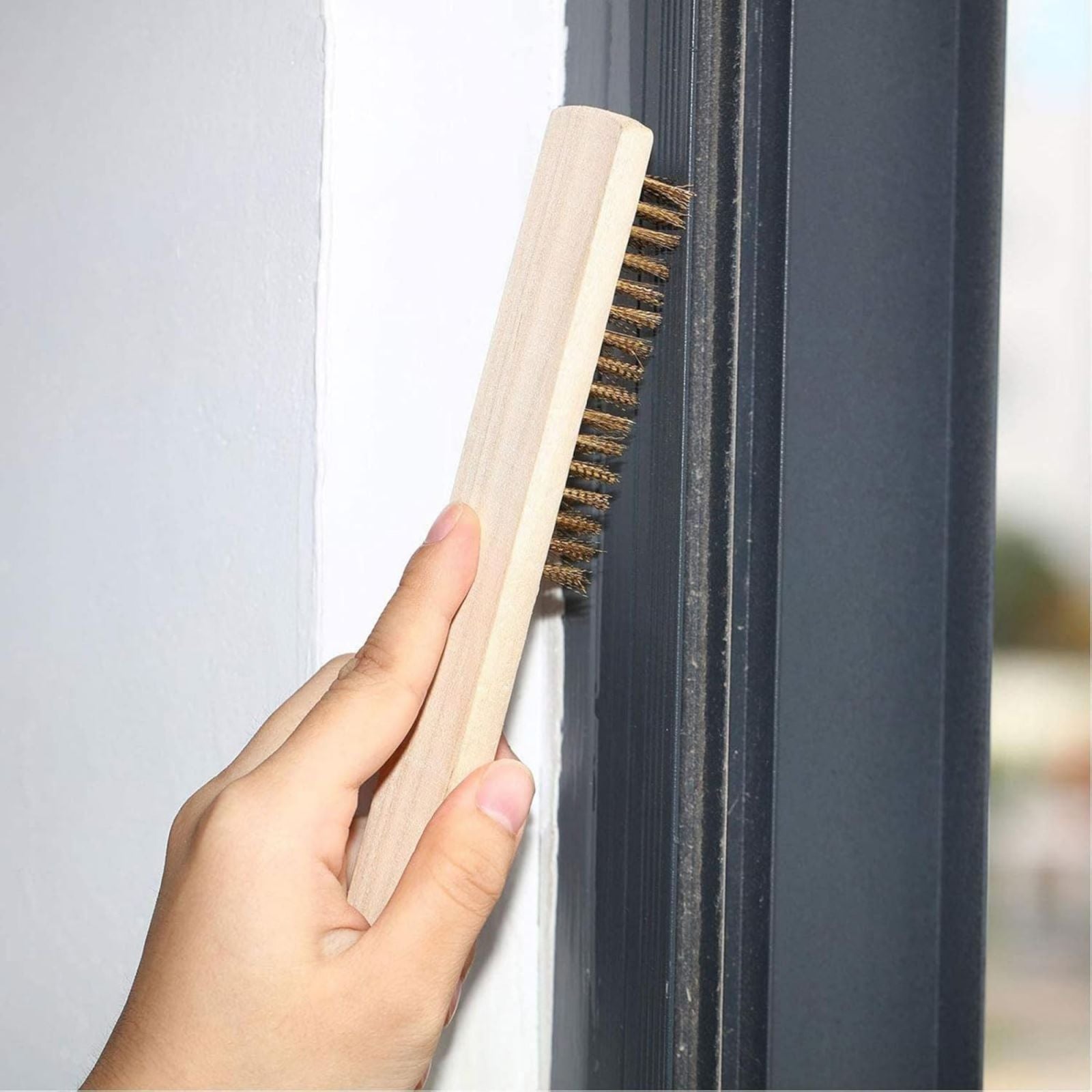 Spazzole In Acciaio Set 2 Spazzole Raschietti Per Metallo Rame Ferro Otton 07055