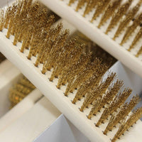 Spazzole In Acciaio Set 2 Spazzole Raschietti Per Metallo Rame Ferro Otton 07055