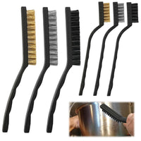 Spazzole In Acciaio Set 6 Spazzole Raschietti Per Metallo Rame Ferro Otton 07057