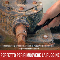 Spazzole In Acciaio Set 6 Spazzole Raschietti Per Metallo Rame Ferro Otton 07057