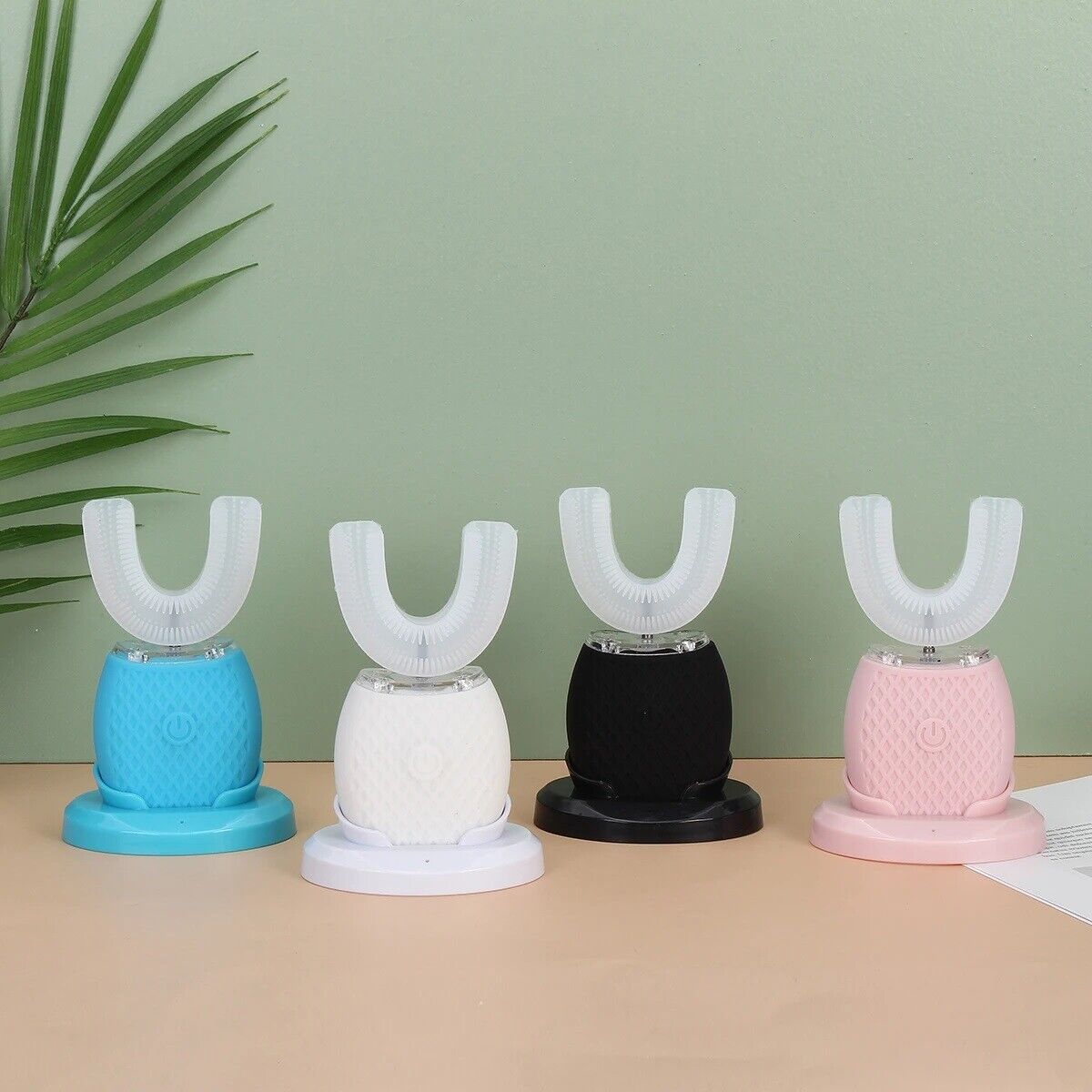 Spazzolino elettrico a ultrasuoni 360° pulizia e sbiancamento denti Q-YS08