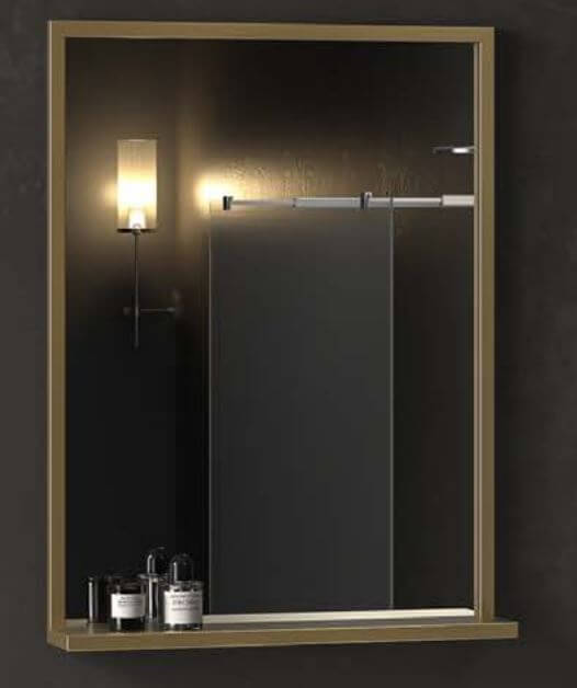 Mobile Bagno Industrial Sospeso 80cm Color Oro
