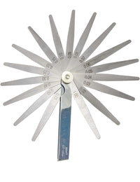 Spessimetro Calibro Spessori 17 lame 0,02mm 1,00mm Misuratore Spessori Fessure